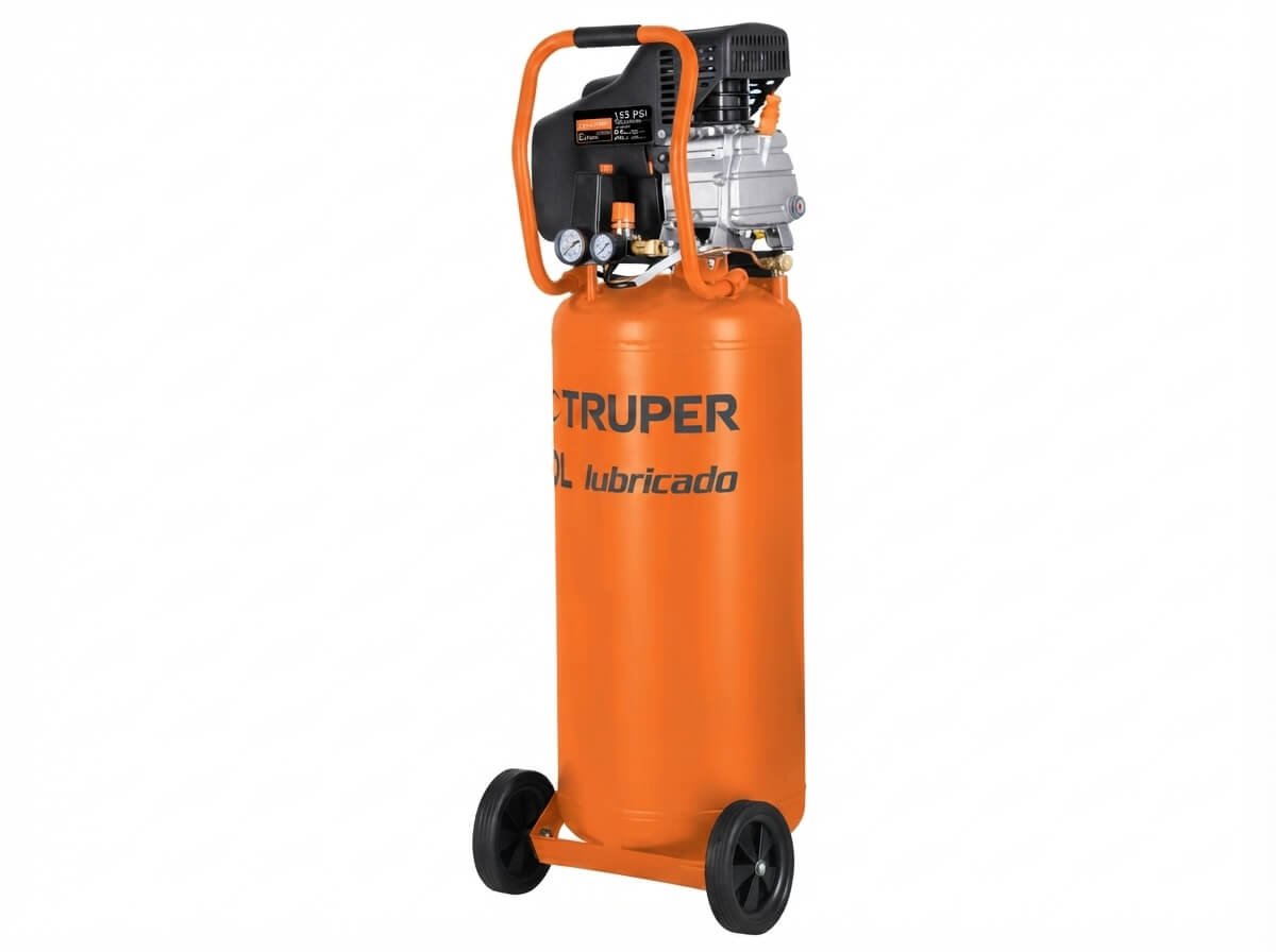 Compresor de Aire Vertical para pintar Truper 80 Litros 3-1/2HP COMP-80LV-260-102116