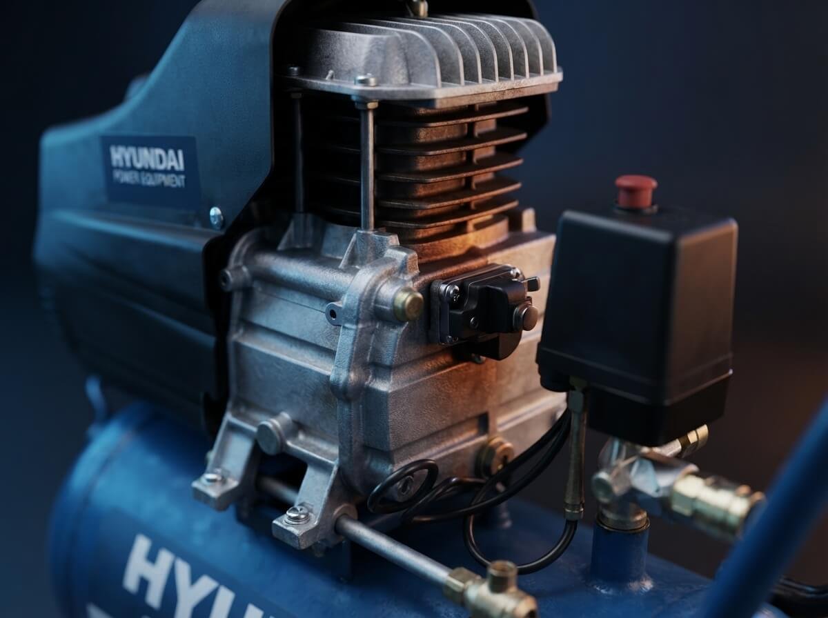 Compresor de Aire para pintar HYUNDAI 50L 2HP HYHM50D