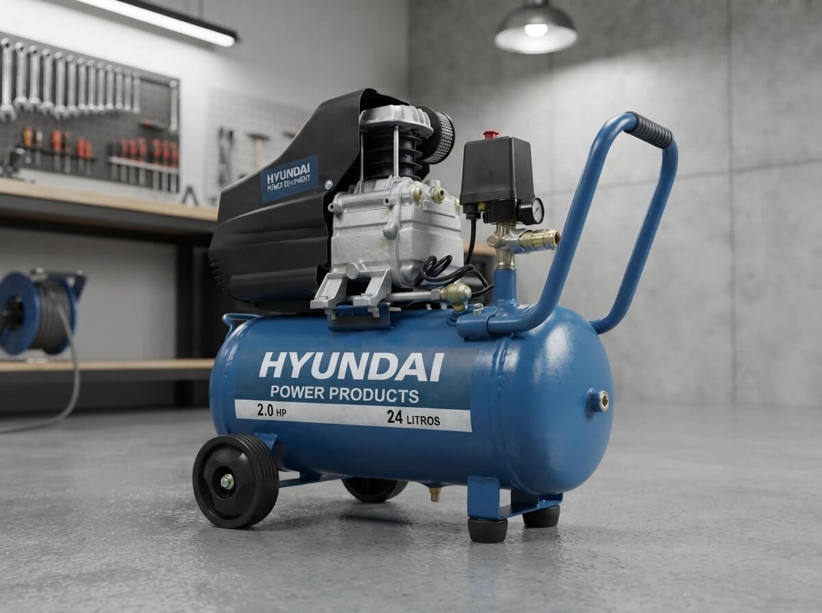 Compresor de Aire para pintar HYUNDAI 50L 2HP HYHM50D