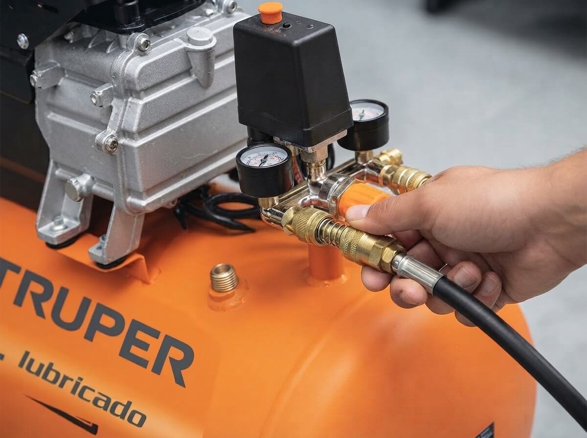 Compresor de Aire para pintar HYUNDAI 50L 2HP HYHM50D