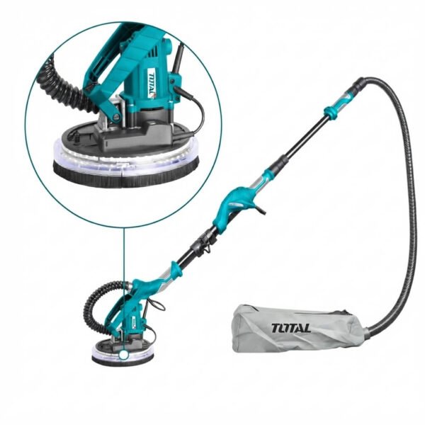 Lijadora de Pared TOTAL 1050W con Aspiración y Luz LED - TWS10501